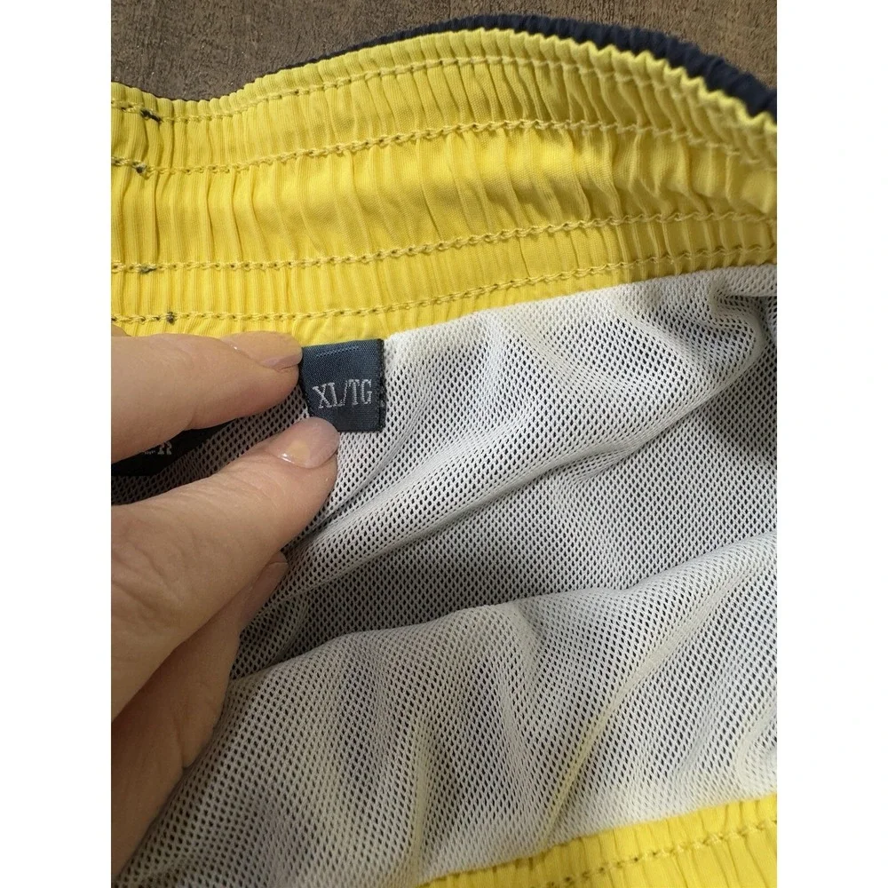 Ralph Lauren Men's Swim Trunks Size XL Swimwear‎ Navy/Yellow Summer Extra Large